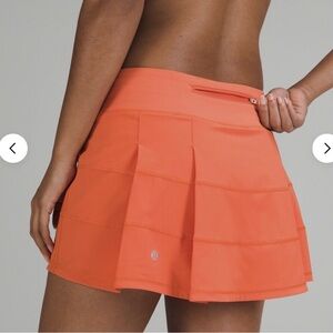 EUC Lululemon Pace Rival Skirt (Regular) Coral size 2